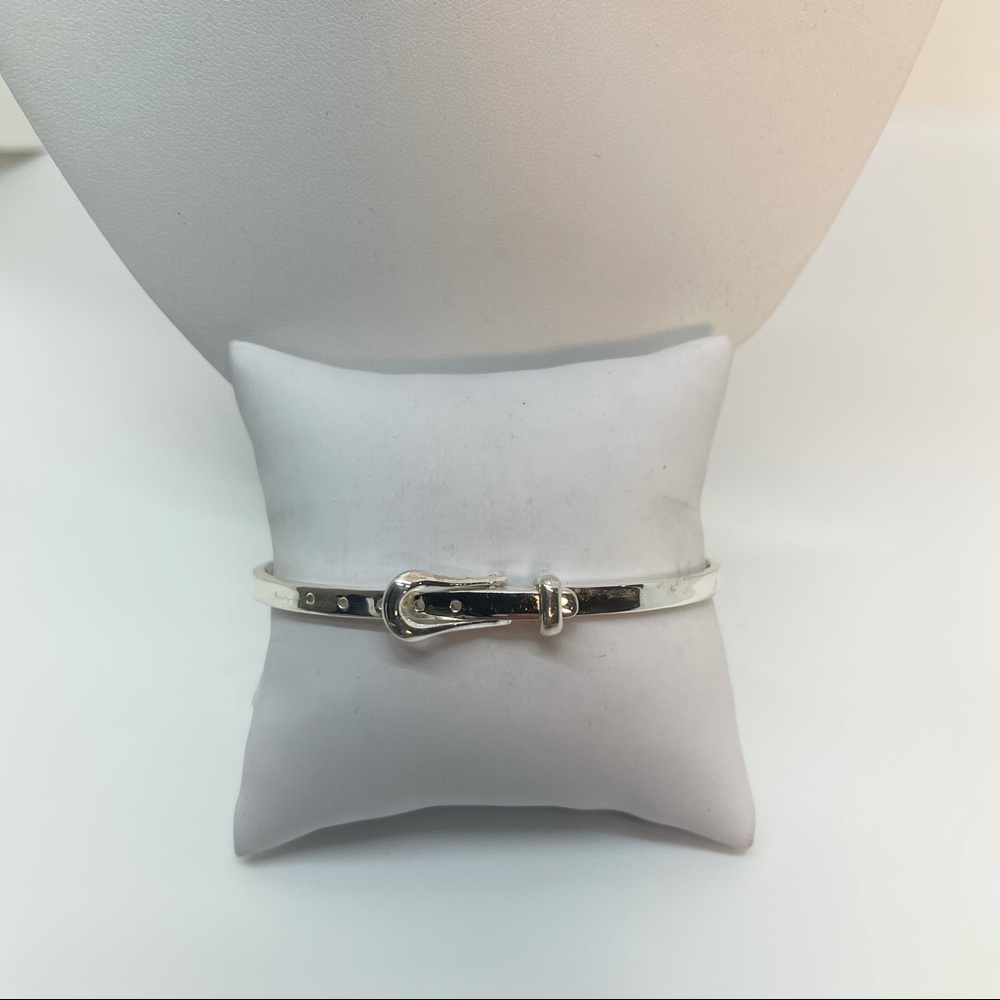 STERLING SILVER .925 Buckle Bangle Bracelet